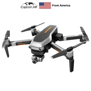 

US Captain L109PRO GPS Drone 4K Quadcopter, Mechanical 4-axis Aircraft, 5G WiFi FPV HD ESC Camera Brushless UAV Drone, 25m Fly
