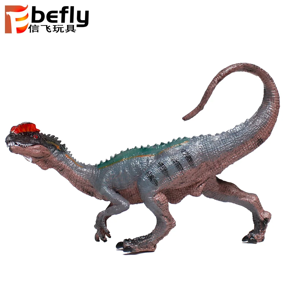 Имитация Динозавра модели игрушки ПВХ твердый двойной Guanlong спинозавр животных статическая модель мандибль-активность