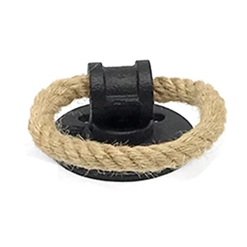 

Vintage Towel Rack Ring Industrial Style Wall Mount Towel Holder Iron Pipe Hemp 27RF