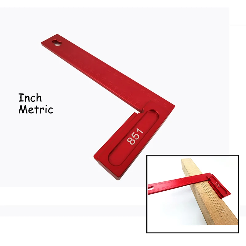 

Metric Inch T-200 Woodworking Scribe Aluminum Alloy Scribing Gauge Woodworking Marking Device Carpenter Scriber