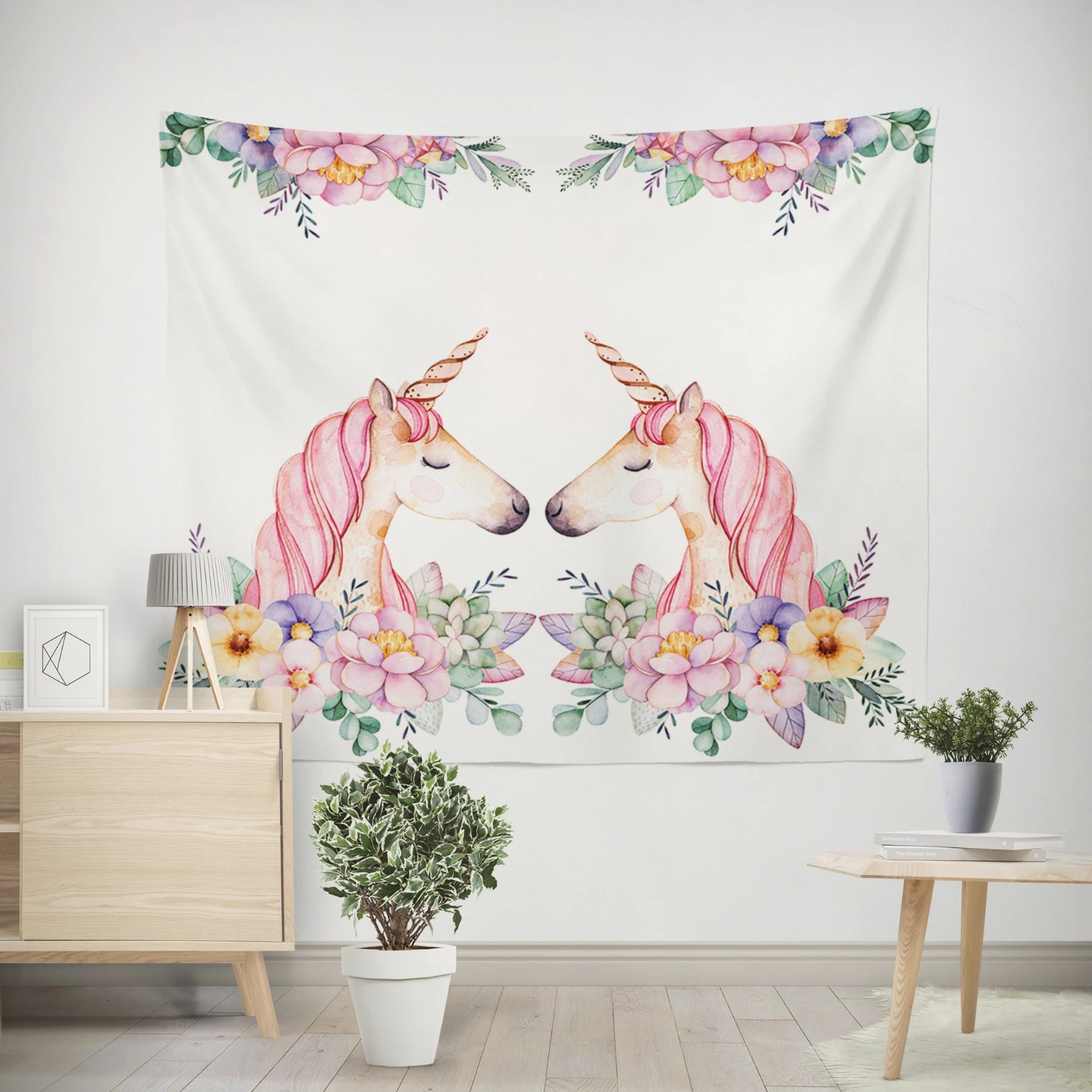 

Yaapeet Wall Hanging Decorative Tapestry Bedroom Christmas Tapestry Wall Fabric College Dorm Mountain Tree Scenary Tapestry