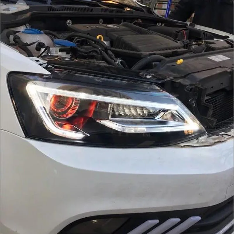 Автомобильная фара для Volkswagen Sagitar Jetta MK6 Светодиодный прожектор 2012 2018 ксеноновые