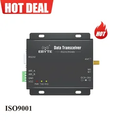 LoRa – Modem émetteur récepteur sans fil, longue portée 37dbm, RS232, RS485, 5W, IoT, uhf, Module émetteur récepteur 433, E90 DTU 433L37 