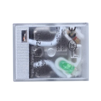 

New JQX-13F LY2 DC 12V Coil 8-Pin DPDT Green LED Electromagnetic Relay