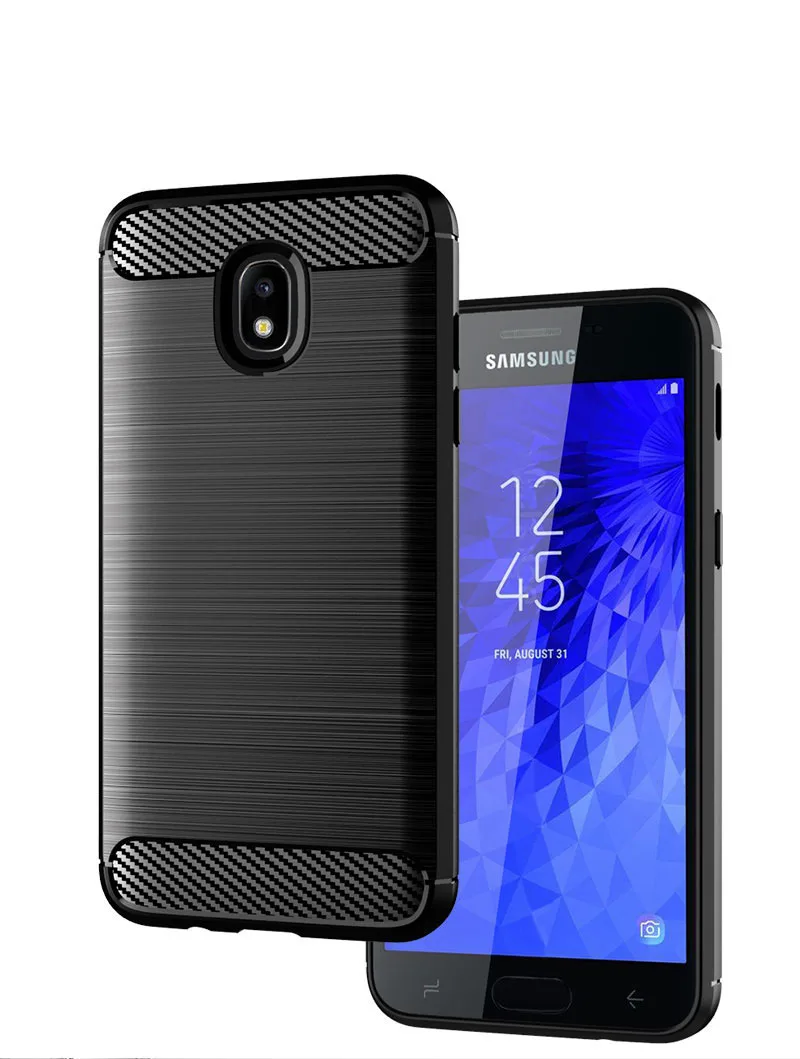 Suitable for Samsung Galaxy J3 Pro Star Achieve Orbit Aura J3V 3th Gen shockproof classic brushed texture silicone phone case |