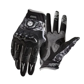 

SCOYCO leather gloves breathable comfort soft motorcycle gloves wear-resistant anti-skid protection motorcycle motorcycle gloves