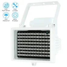 Инфракрасный свет 96 сильный светодиодный Диапазон ночного видения 60 м осветитель вспомогательное освещение наружное водонепроницаемое для камеры видеонаблюдения