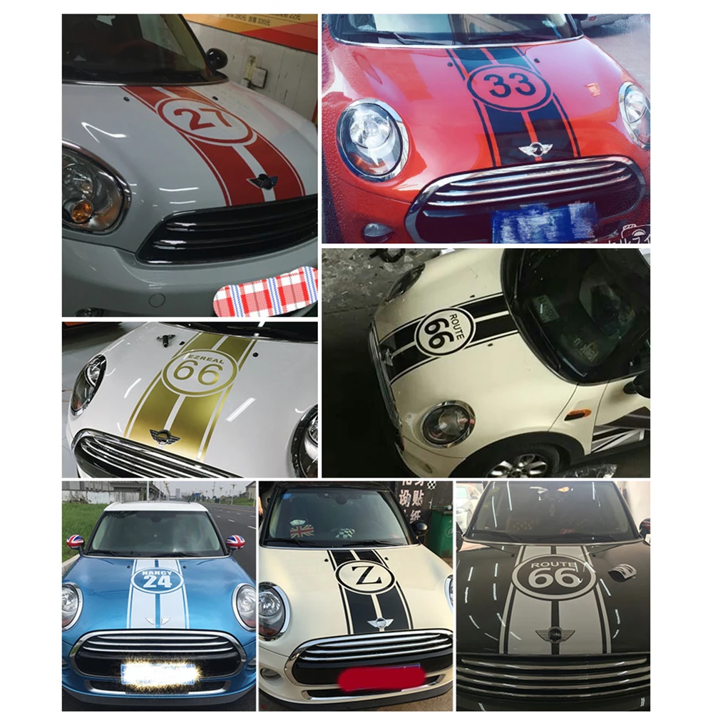 Автомобильные наклейки для капота багажника двигателя 37 цифр Mini Cooper One d Clubman F54 F55