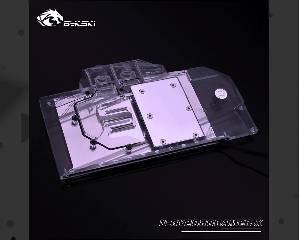 Bykski N-GY2080GAMER-X, полное покрытие видеокарты водяного охлаждения блок, для Galaxy RTX2080 геймера