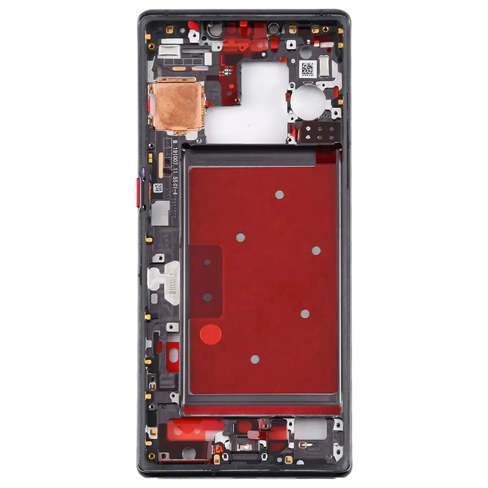 Оригинальная средняя рамка пластина для huawei mate 30 Pro - Цвет: Черный