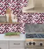 Vividtiles auto-adhésif mosaïque carrelage autocollant mural bricolage cuisine salle de bain décor à la maison vinyle ► Photo 3/6