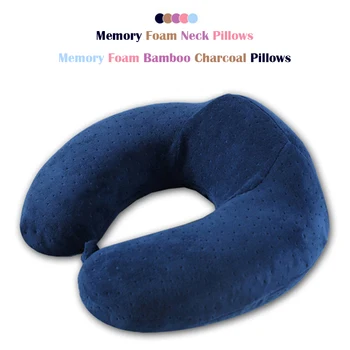 

U Shaped Travel Pillow for Sleeping Car Air Flight Memory Foam Pillows Neck Support Headrest Cushion Soft Cushion Neck Pillow