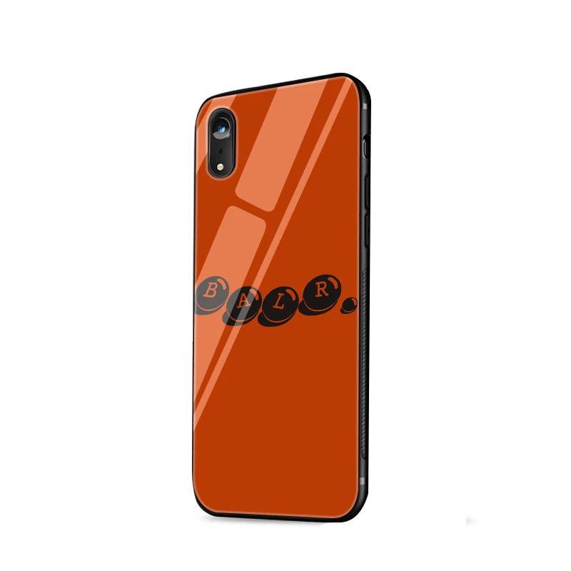 Стеклянный чехол для телефона для iPhone 6 6s 7 8 Plus X XR XS Max 5 S 5 SE Cover BALR