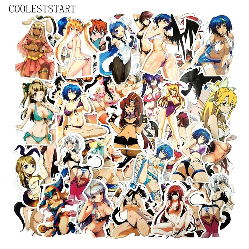 

70Pcs/Set Cartoon Bunny Girl Sticker Beauty Otaku Welfare Trend Suitcase For Laptop Motorcycle Skateboard Bicycle Album Stickers