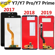 Écran tactile LCD, pour Huawei Y7 Prime 2017 Y7 2018 2019, trt-tl00 LX1 L21X, DUB-LX1=