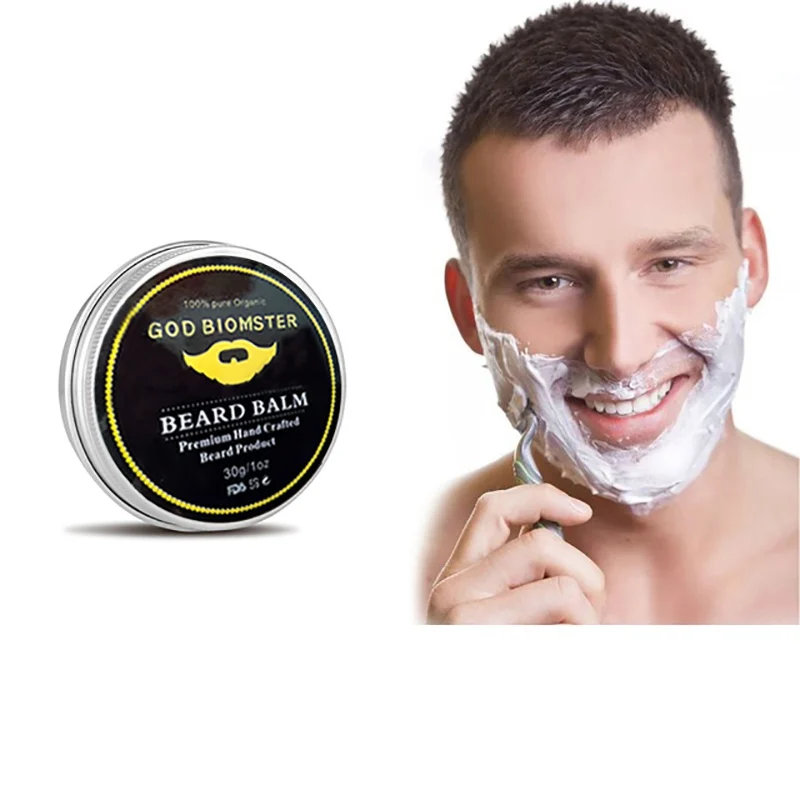 Профессиональный мужской рост бороды Уход за грубой бородой воск масло форма лечения мужчин t крем для бритья