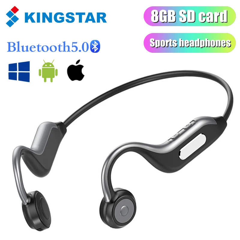 KINGSTAR B1 Bone Conduction Headphones Wireless Earphones Bluetooth Business Headset Waterproof Earbuds For Xiaomi Huawei Iphone |