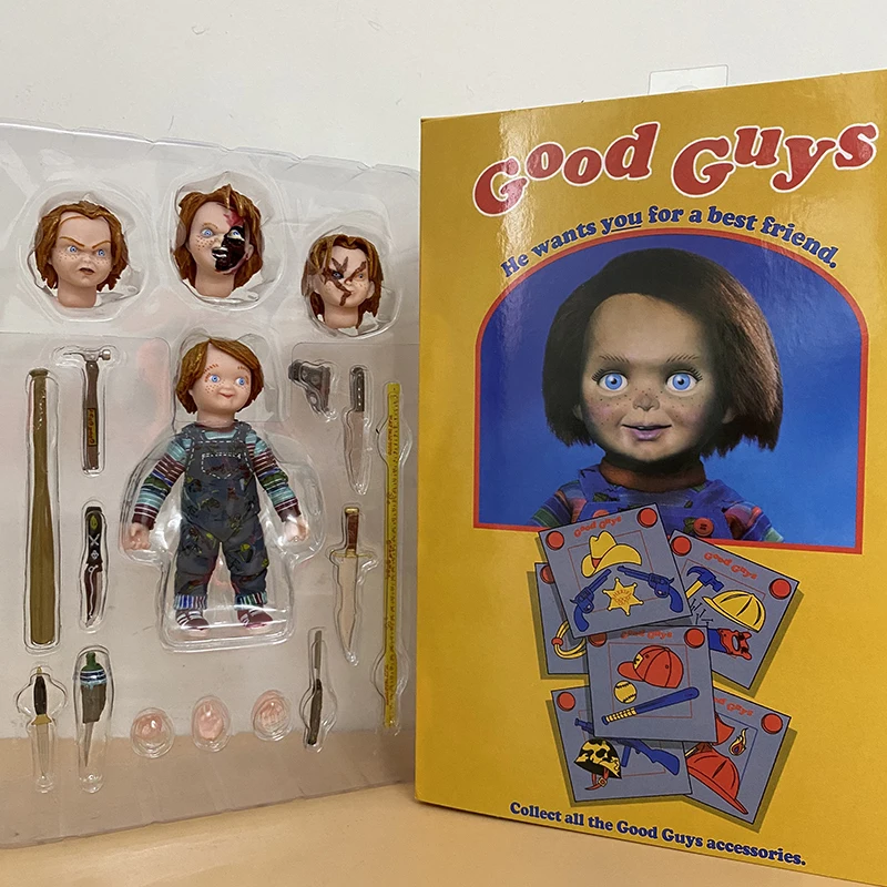 NECA Good Guys Ultimate кукла Чаки детская игра ПВХ экшн-фигурка в оригинальной коробке