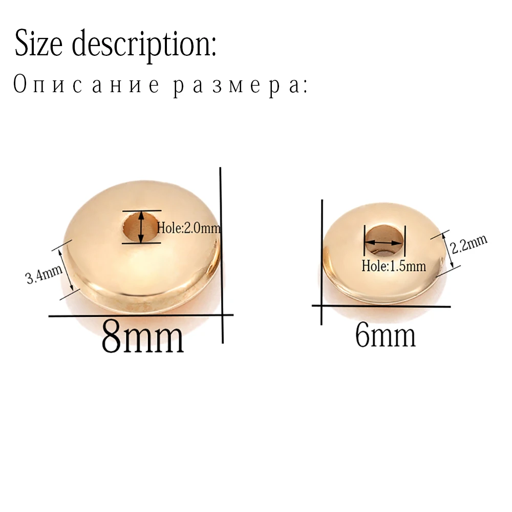 200 teile/los 6 8mm Abacus CCB Kunststoff Spacer Perlen Flache Runde Lose Perlen Für charme Schmuck Machen DIY Armband halskette Liefert – Detail 7