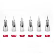 10 шт 1P 0,2/1 P 0,3/D1R/3 P/F5/F7 иглы для BAO-001 тату машина для полу для перманентного макияжа бровей губ