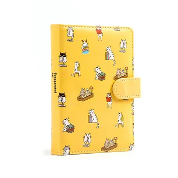 

Cute leather notepad student thickened small notebook trumpet cartoon coloring page diary stationery