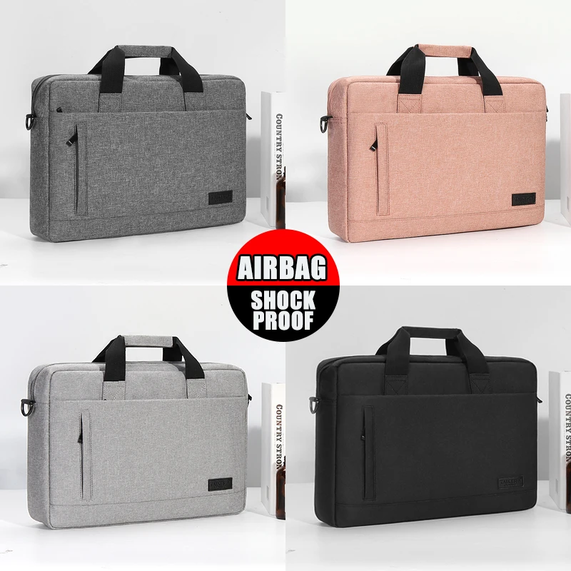 Laptop Bolsa Sleeve Case Bolsa de Ombro Bolsa para Notebook Pastas para Macbook Air Pro hp Huawei Asus Dell 13 em 14 em 15 em 156 em 17 em - Imagem 3