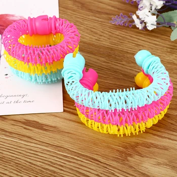 

8pc Hairdress Magic Hair Curler Spiral Curls Roller Donuts Curl Hair Styling Tool Hair Accessories DIY Salon Curler Soft Plastic