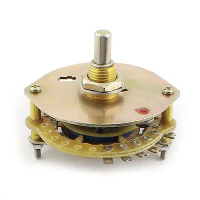 DIY регулятор громкости 1P17T 1 полюс 17 бросок 1 вафли Селекторный поворотный переключатель