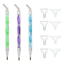 

DIY Drill Pen Lighting Angled Tip Point Convenient 5D Crystal Rod Diamond Painting Tool Household Drawing Crafts Accessories