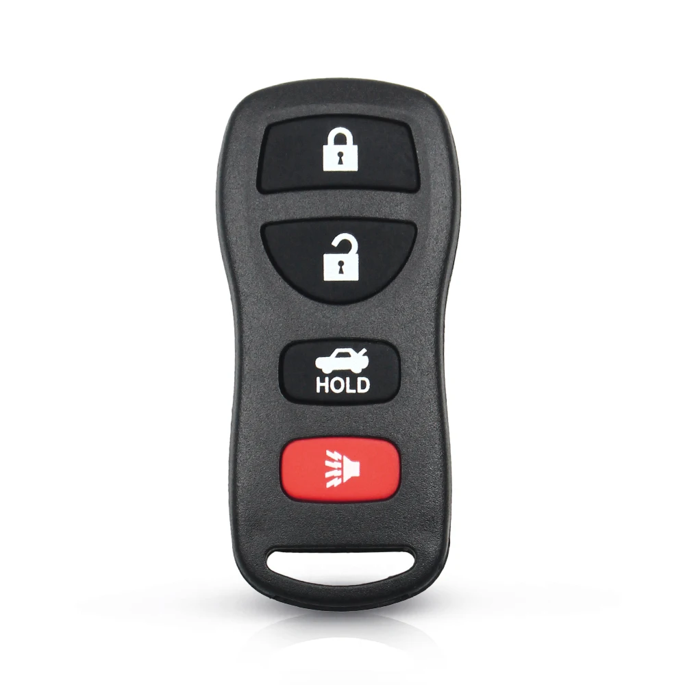 KEYYOU 3/4 кнопка дистанционного управления брелок чехол для NISSAN Pathfinder Titan Versa Maxima Frontier Xterra Murano INFINITI - Количество кнопок: 4 Buttons