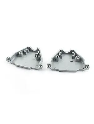 2 шт. DB25 D-SUB 2 ряда 25Pin женский серый пластиковый колпачок крышка оболочки