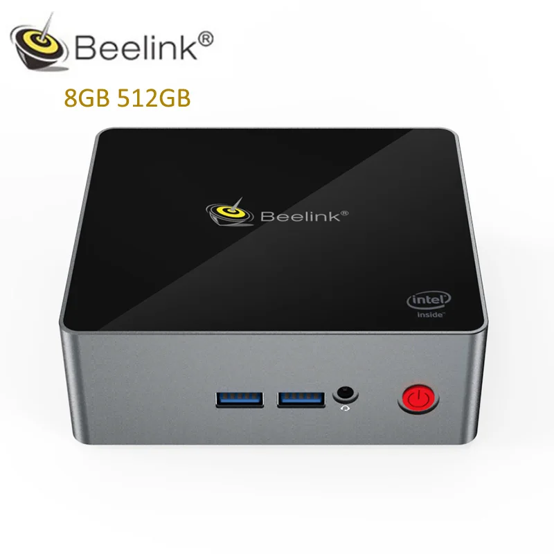 Мини-ПК Beelink J45 2,4G 5G WiFi BT4.0 поддержка 4K HD H.265 1000 Мбит/с Ethernet Intel Apollo Lake Pentium процессор J4205 мини-ПК - Цвет: 8GB512GB Win10