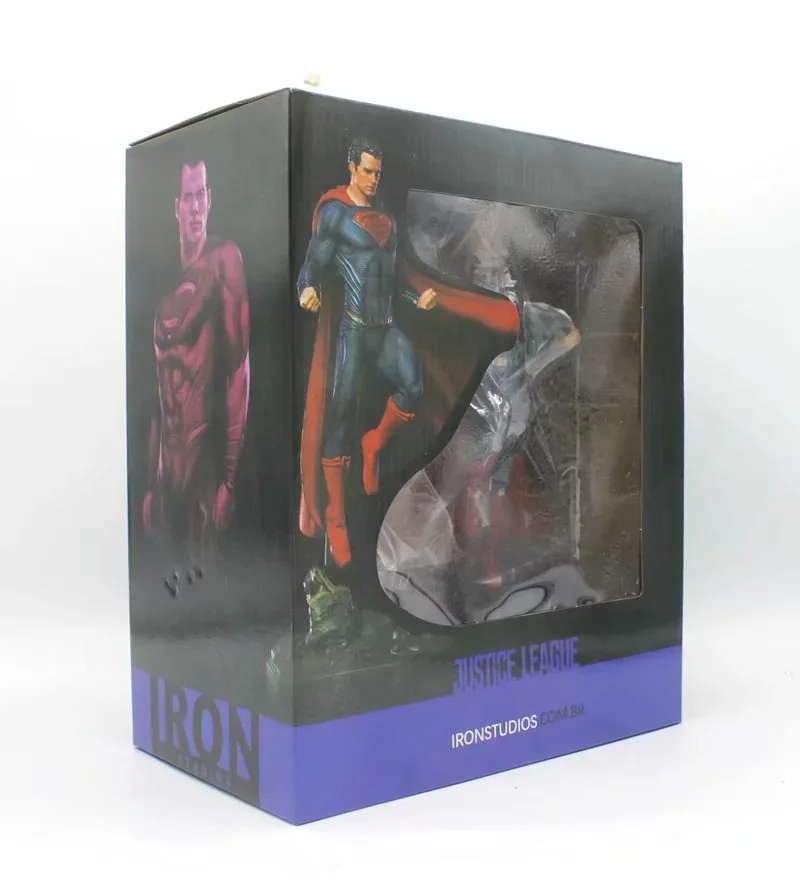 

Justice League DC Superman Figure IRON STUDIOS Superman Action Figure PVC Collectible Model Toy 27cm