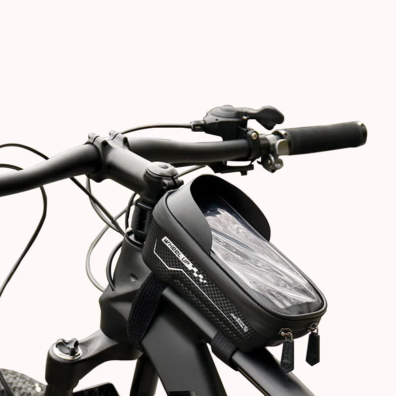 

Bicycle bag mountain bike top tube frame waterproof bag mobile phone bag 6.5 inch mobile phone shell touch screen bag saddle bag