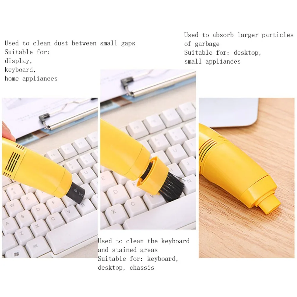 Маленького размера USB компьютерная клавиатура пылесос мини-пылесос мини очиститель воздуха компьютера для ПК, ноутбука, настольного компьютера