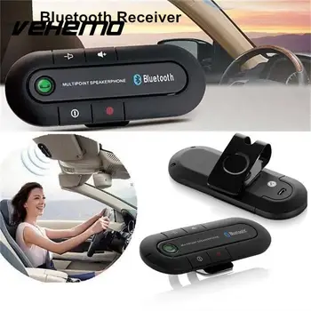 

Vehemo Bluetooth 4.1 Car Kit Bluetooth Wireless Speakerphone Speaker Sun Visor Bluetooth Portable Bluetooth Speakerphone