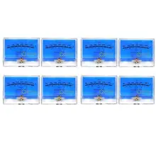 8pcs Classic Lake blue DB Header Level Audio Power Amplifier VU Meter McIntosh figure 8pcs Classic Lake blue DB Header Level Audio Power Amplifier VU Meter McIntosh figure