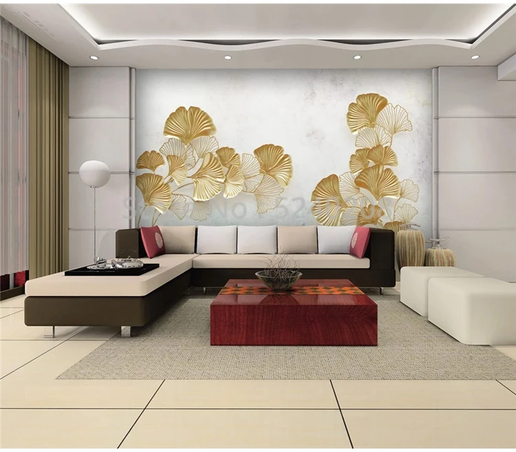 Personalizado mural papel de parede moderno 3d
