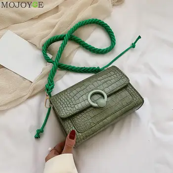 

PU Leather Crossbody Bags Women Chain Travel Shoulder Messenger Purse Handbags Youth Ladies Small Square Bag