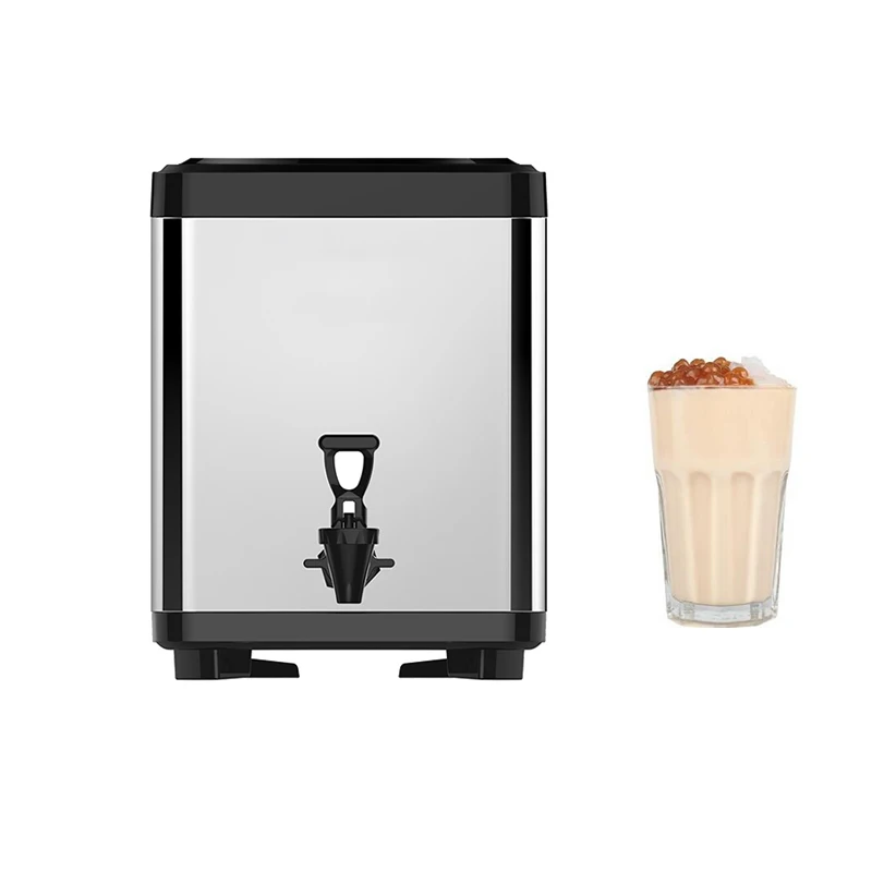 

Stainless Steel Milk Tea Heat Preservation Bucket 10L Insulated Thermal Hot and Cold Beverage Dispenser