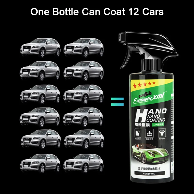 

100ml 120ml Car Repellent Ceramic Spray Wax Coating Quick Nano Glass Plated Crystal Liquid Polishing Anti-scratch Liquid