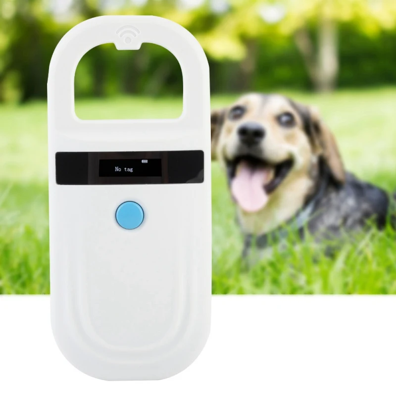 

Pet Dog Cat Electronic Reader Tag FDX-B ISO11784 / 85 EMID 134.2 kHz Low Frequency Ear Tag Scanner OLED Display ID Reader