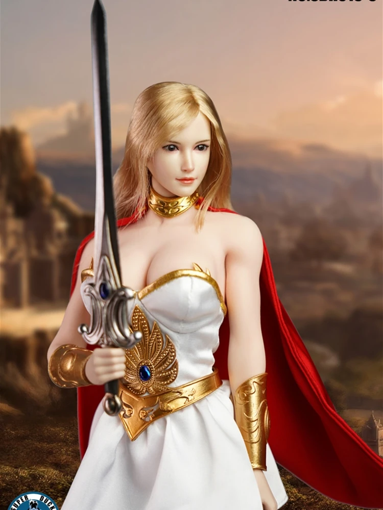 1/6 Blonde Hair Female Head Sculpt Pale Skin Girl Model PVC 12'' Figure Accessories | Игрушки и хобби