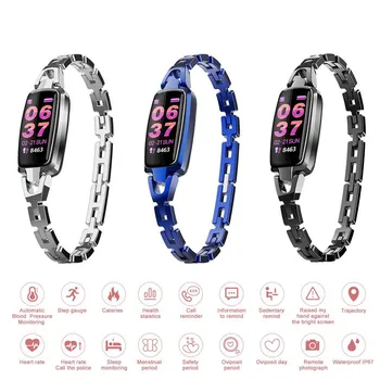 

Smart Watch Women Heart Rate Monitor Female Bluetooth IP67 Waterproof Men Calorie Pedometer Fitness Tracker Smart Bracelet