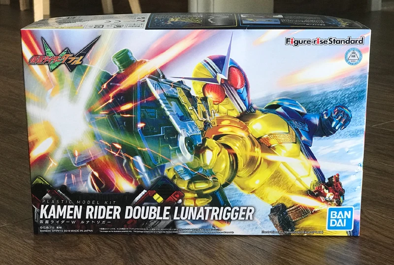 BANDAI духи фигура-подъем стандартная сборочная фигурка-Kamen Rider W Luna триггер пластиковая модель