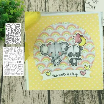 

Train and animals Metal Cutting Dies and Stamps for Scrapbooking Steel Craft Die Cut Embossing Paper Card Album Stencil