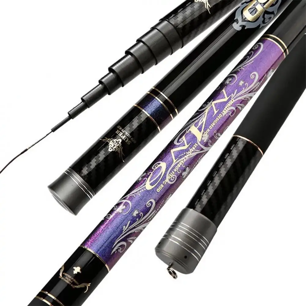 

Yfashion 8-16m Multifunction Spinning Rod Carbon Fishing Fish Pole Telescopic Travel Fishing Rod Anti-lock Fishing Equipment