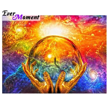 

Ever Moment Diamond Embroidery Paintings Mysterious Universe Shiny Pictures Of Rhinestones Painting Coloring Modern Art 5L1173