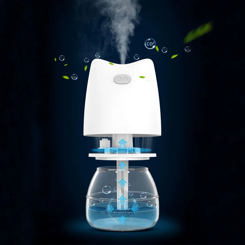 New Aroma Essential Oil Diffuser Piggy Humidifier 270ml Air Purifier LED Night Light USB Mini Fogger Car Air Freshener