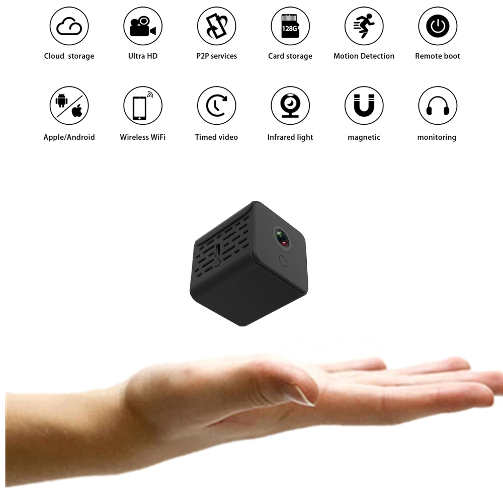 Mini Video Camera WIFI HD 1080P Sensor Nachtsicht Micro Home Security Camcorder Motion phone APP DVR Dv Kleine Kamera Cam | Электроника